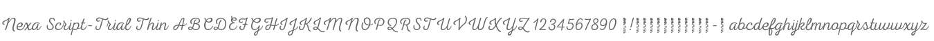 Nexa Script-Trial Thin