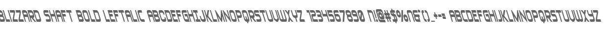 Blizzard Shaft Bold Leftalic