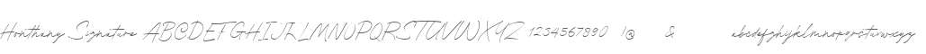Honthany Signature