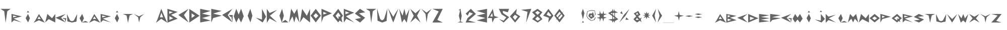 Triangularity