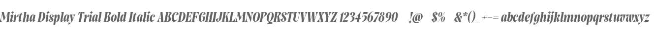 Mirtha Display Trial Bold
