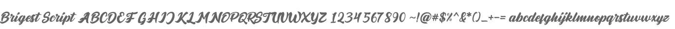 Brigest Script