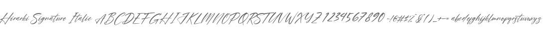 Hirarki Signature