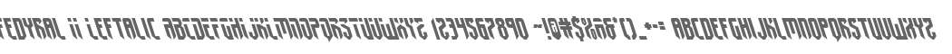 Fedyral II Leftalic