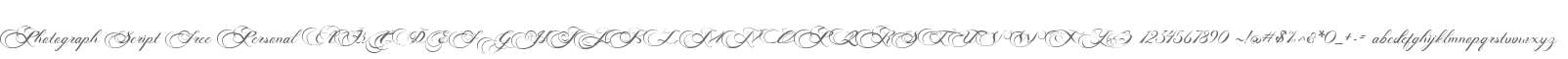Photograph Script Free Personal