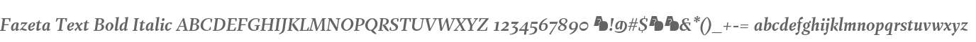 Fazeta Demo Text Bold