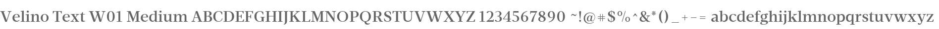 Velino Text W01 Medium