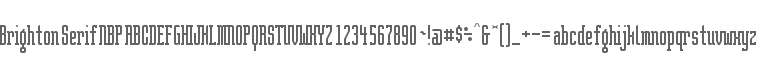 Brighton Serif NBP