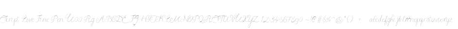 Script Love Fine Pen W00 Rg