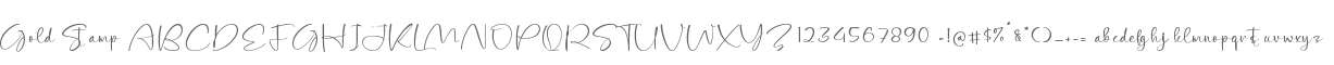 Gold Stamp