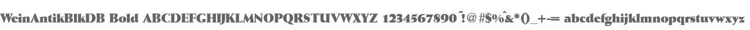 WeinAntikBlkDB Bold