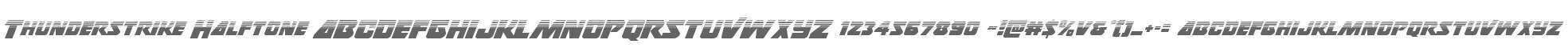 Thunderstrike Halftone