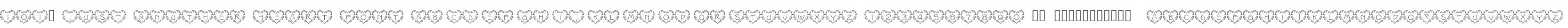 101! Just Anuther Heart Font
