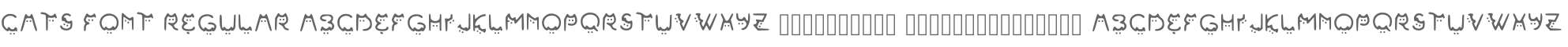 Cats Font