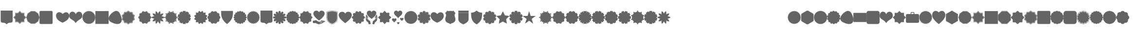 Font Shapes 2019