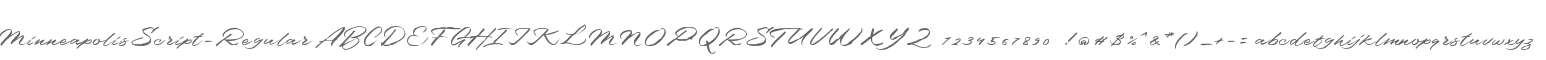 Minneapolis Script