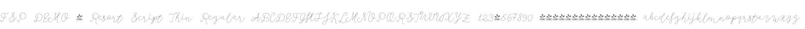 FSP DEMO - Resort Script Thin
