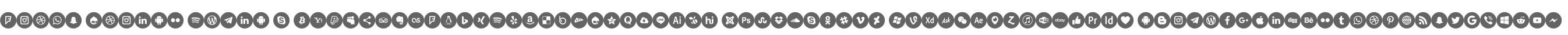 Icons Social Media 6