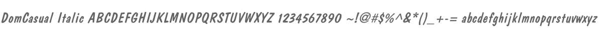 DomCasual Italic