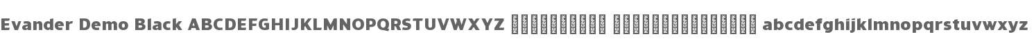Evander Demo Black