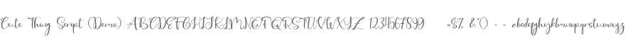 Cute Thing Script (Demo)