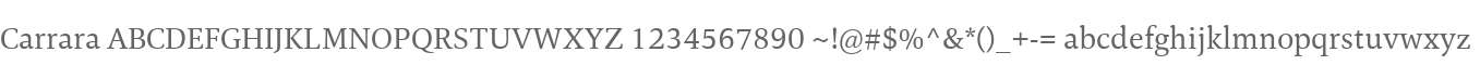 Carrara-Regular