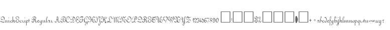 QuickScript Regular