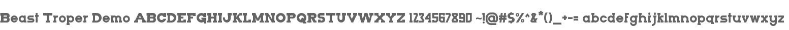 Beast Troper Demo