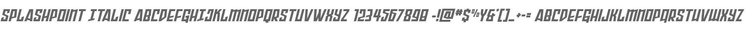 Splashpoint Italic