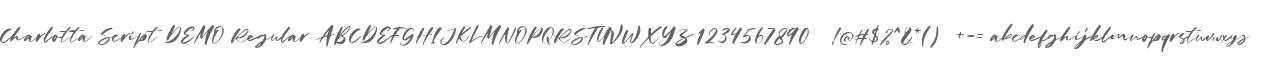 Charlotta Script DEMO Regular