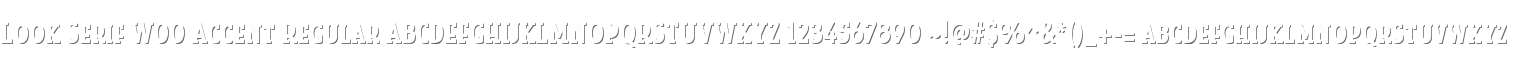 Look Serif W00 Accent Regular