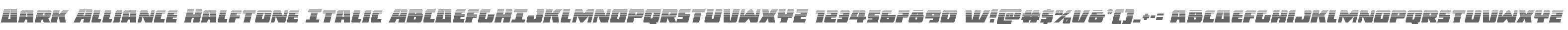 Dark Alliance Halftone Italic