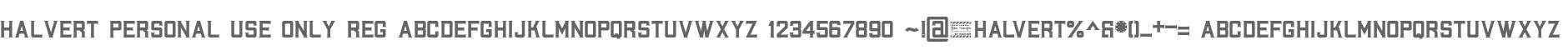 Halvert Personal Use Only