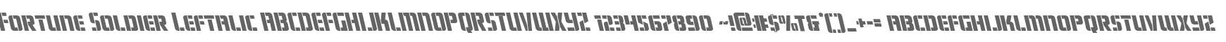 Fortune Soldier Leftalic