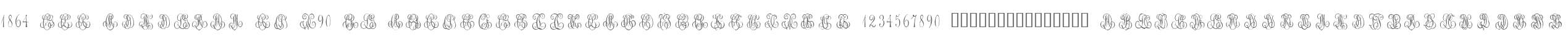 1864 GLC Monogram CD W90 Rg