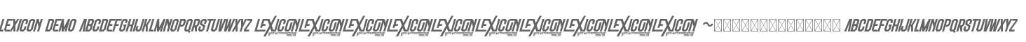 Lexicon Demo
