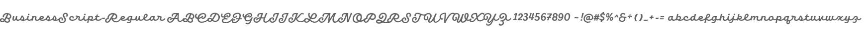 BusinessScript-Regular