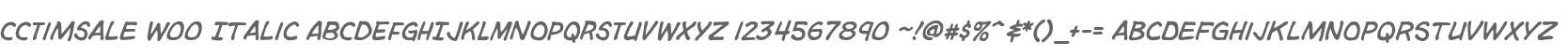 CCTimSale W00 Italic