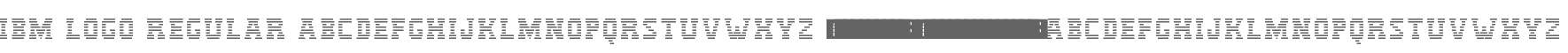 IBM Logo Regular