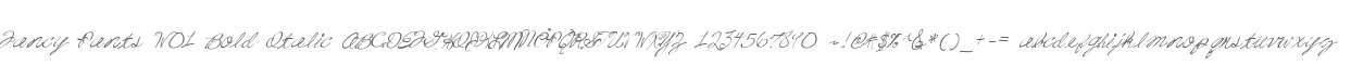 Fancy Pants W01 Bold Italic