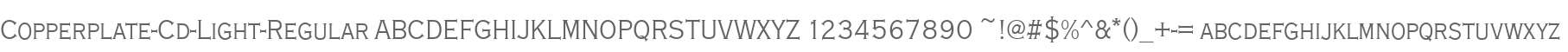 Copperplate-Cd-Light-Regular