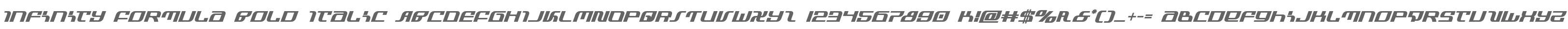Infinity Formula Bold Italic
