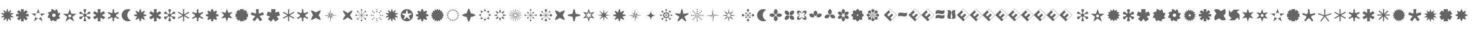 Dingbats2StarsFlowersOT