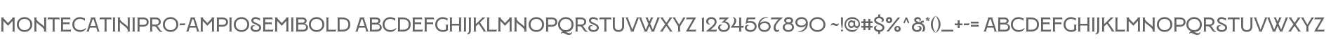 Montecatini Pro Ampio Semibold