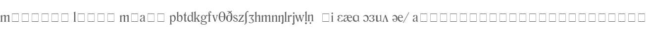 Phonetic Symbol Plain