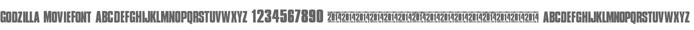 Godzilla MovieFont