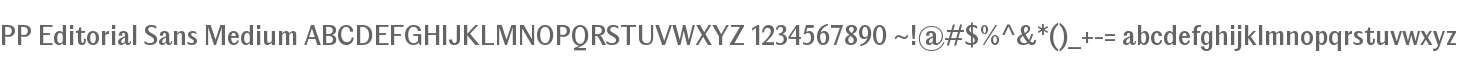 PP Editorial Sans Medium