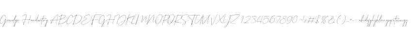Gracelyn Handwriting