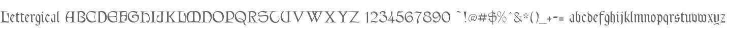 Lettergical