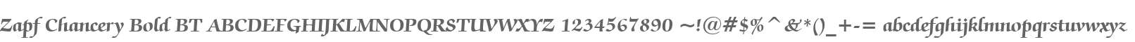 Zapf Chancery Bold BT